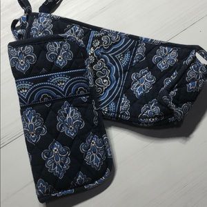 VERA BRADLEY GLASSES / SUN GLASSES & COSMETIC CASE